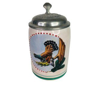 Vintage Gmundner Keramik Ceramic Beer Stein Coffee